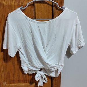 Victoria's Secret white crop top